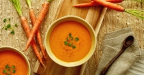 Notre recette de soupe de carotte à l'orange